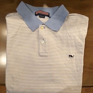 Vineyard vines striped polo shirt